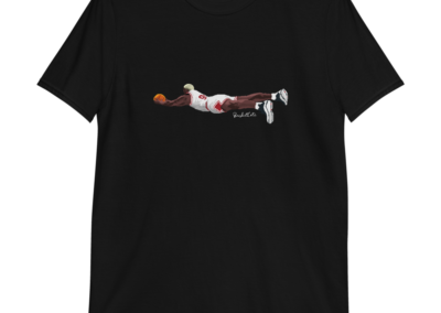 Camiseta unisex "El gusano" Rodman Negra